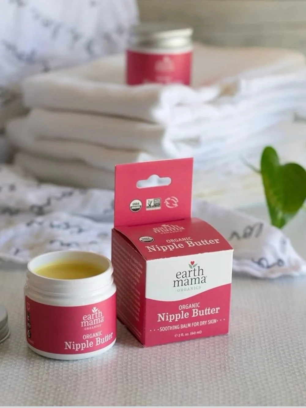 🤱🌿 Earth Mama Organic Nipple Butter – 2 oz (Lanolin-Free)